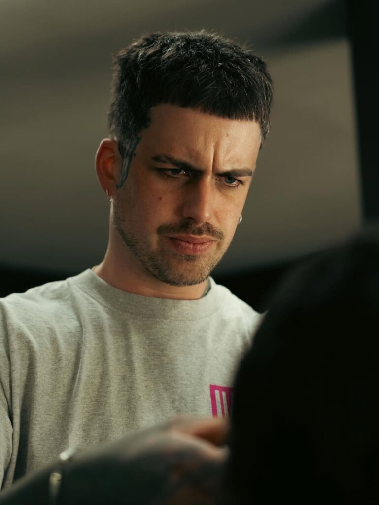 Primer plano del barbero Wino